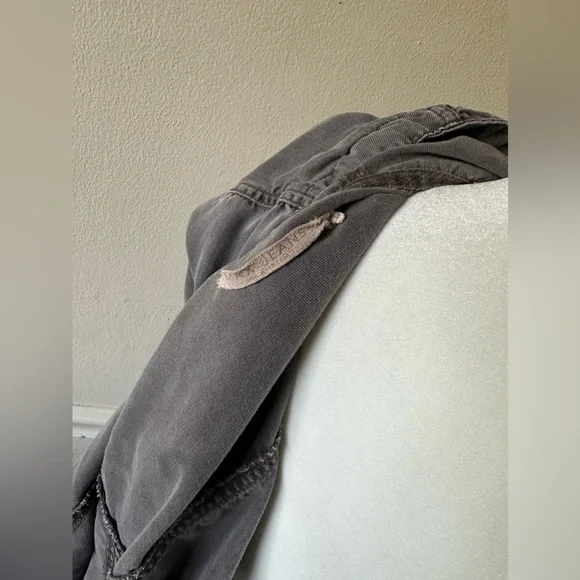 Max Jeans Grey Military Parka Size Medium - Picture 6 of 7